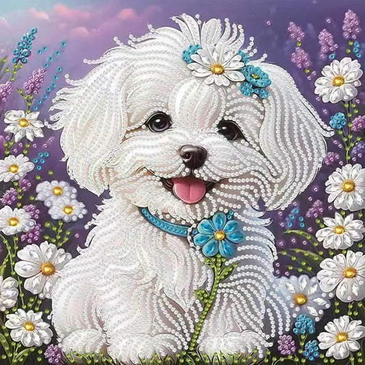 Diamond Painting Kits For Adults, Dog Special Shape Diamond Art Kit, 12X12in | by Unknown