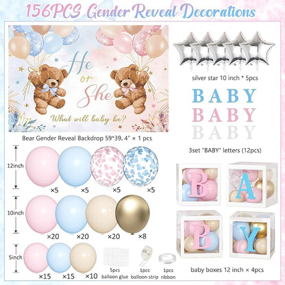 Bear Gender Reveal Decorations - Image 2