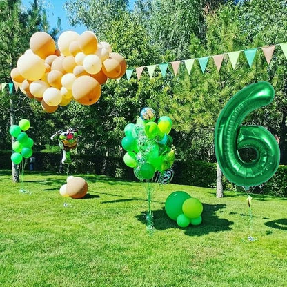 TONIFUL 40 Inch Large Dark Green Number 25 Balloons Giant Digital 25 or 52 - Image 5
