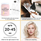 Hair Bleaching Powder 500g,High Performance Up to 8 Levels of Lift for Hair Highlights & Lightening