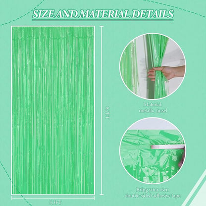DECOCKRAT 3 Pack Foil Fringe Backdrop - Image 2