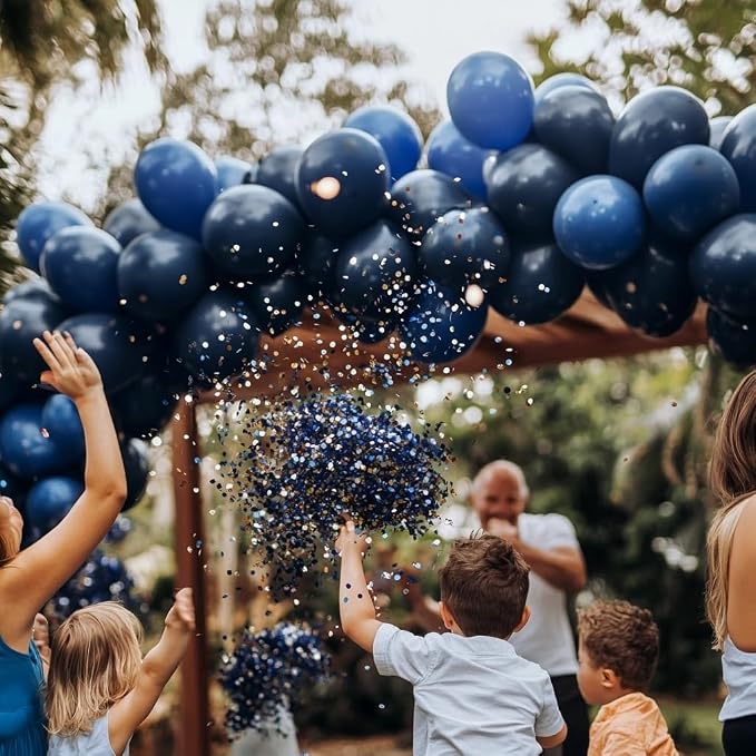 Navy Blue Balloons, Graduation, Baby Shower, Anniversary, Engagement and - Image 5