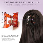 Claw Clip Ponytail Extension - 12 Inch Short Ponytail Extension, Curly Pony Tails Hair Extensions, Synthetic Hair Extensions Ponytail, Clip On Ponytails for Women (Color: Dark Chocolate Brown)