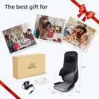 Snailax Shiatsu Back Massager with Heat -Deep Kneading Massage Chair Pad with Adjustable Intensity, Shiatsu Chair Massager to Relax Full Body Muscle