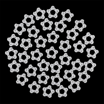 30 Pcs Balloon Clips, Plastic Flower Shaped Reusable Balloons Arch Clip Holders by Unknown