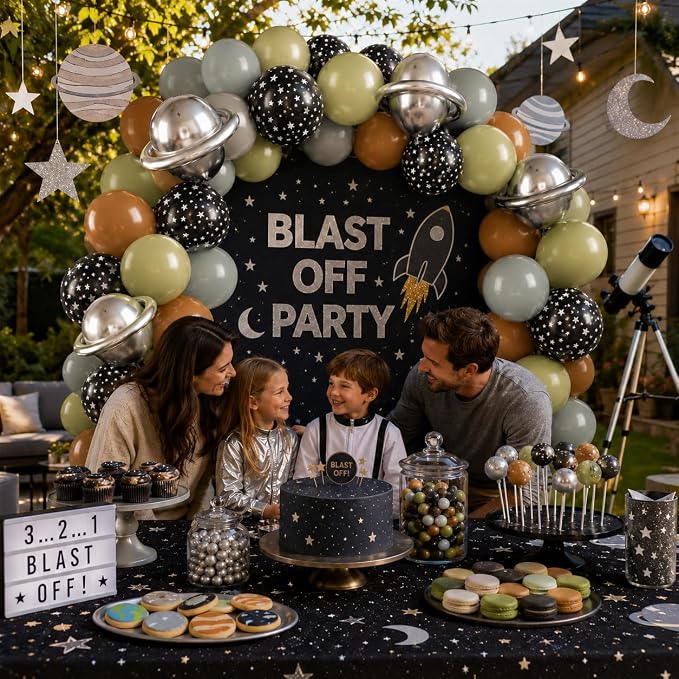 Grey Sage Green Brown Balloons, 12 Inch Olive Green Black Grey Balloons - Image 6