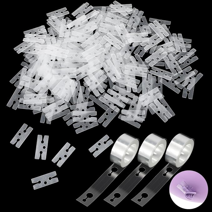 Molain 300 Pcs H-Shape Balloon Ties by Molain