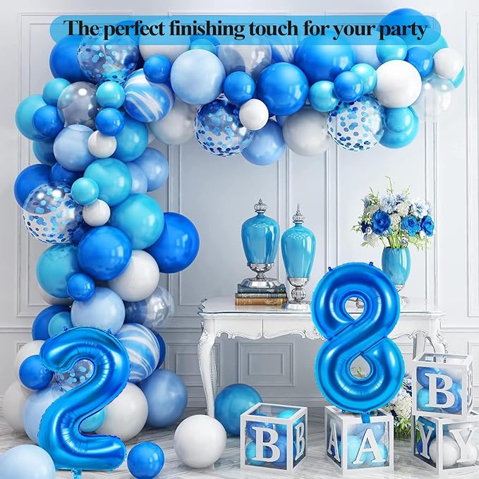 Number 64 Balloons for 64th Birthday Party Decorations, 0-100 Large No.64 - Image 5