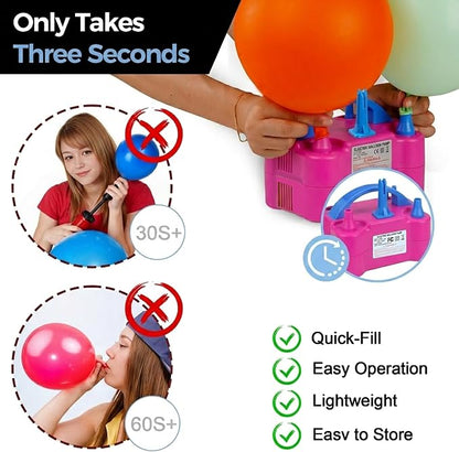 Electric Balloon Pump, Pump Electric, New Fast Balloon Tying Tool, Suitable - Image 2