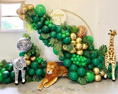 Emerald Green Double Stuffed balloons Different Size 115Pcs 5/10/12/18 Inch - Image 5