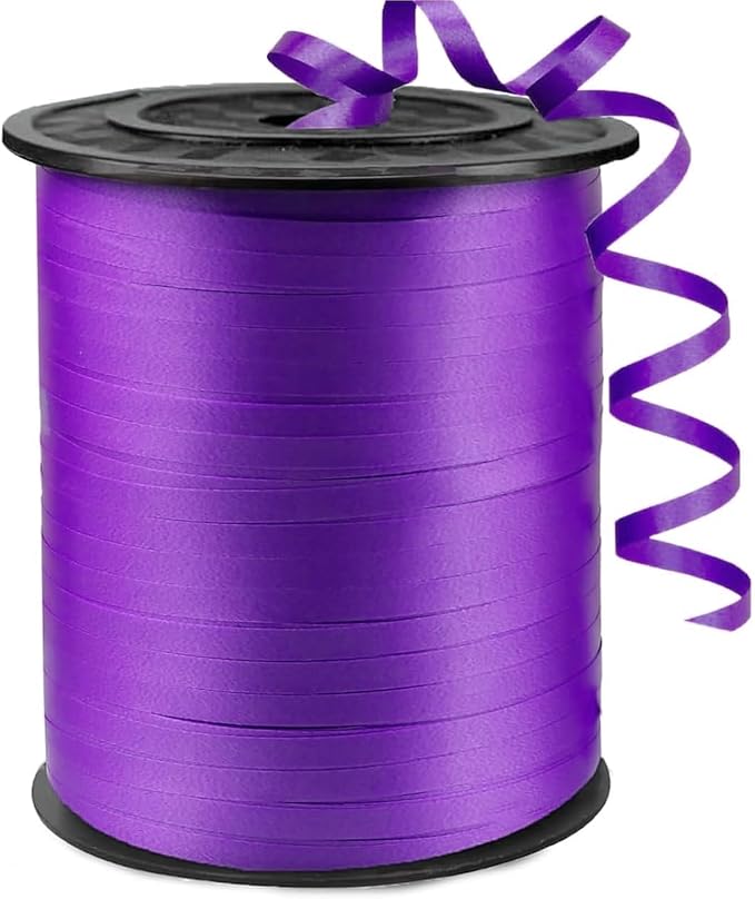 500 Yard Premium Dark Purple Curling Ribbon Balloon String, 3/16" by WFAUIBR