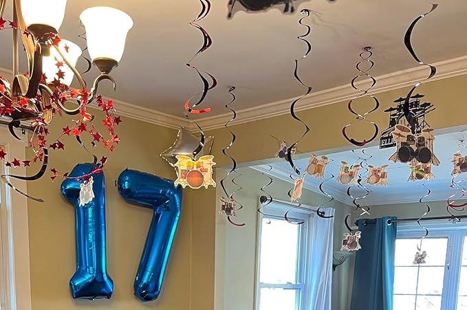 19 Balloon - Metallic Blue Birthday Number Balloons, 40 Inch Decorations | - Image 3