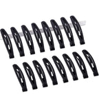 16 PCS Snap Hair Clips Metal Barrettes for Women Non Slip Barrettes for Thick and Thin Fine Hair,Matte Black,2.36 x 0.43 Inches.