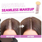 Acomler Root Touch Up Powder, Hairline Powder for Thinning Hair, Root Touch Up Hair Color, Gray Hair Coverage for Women Men Cover Up, Hair Loss Concealer Includes Makeup Brush (Medium Brown, 0.42oz)