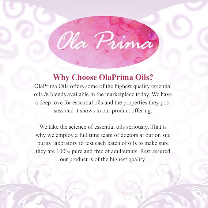 Ola Prima Eucalyptus Essential Oil 8 Fluid Ounces – Pure Therapeutic Grade Eucalyptus Oil for Aromatherapy