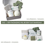 Natural Amor Green Spa Gift Set for Women, Peppermint Forest Bath Gift for her,5pc Bath & Body Gift Including Soap Bar, Candle, Bath Bomb