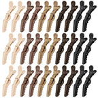 30-Pack Alligator Hair Clips for Styling - Professional Non-Slip Hair Clamps for Women & Girls