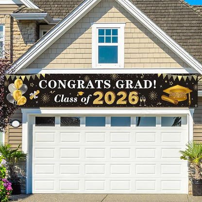 2026 Graduation Decorations Congrats Grad Class of 2026 Banner - Image 5