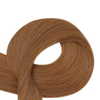 Full Shine Tape in Hair Extensions Human Hair Color 330 Copper Brown Tape in Extensions Human Hair Orange Seamless Skin Weft Invisible Extension for Women Add Length 22Inch 50G 20Pcs
