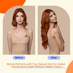 Full Shine Tape in Hair Extensions 14 Inch Color 550 Copper Invisible Natural Double Sided Tape in Extensions Human Hair 50Grams Natural Straight Seamless Remy Extensions for Women 20PCS Add Volume