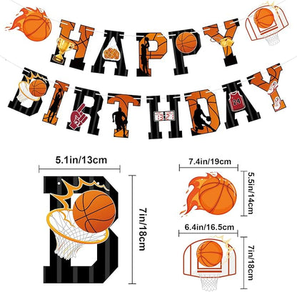 Basketball Birthday Banner Basketball Birthday Party Decorations Basketball - Image 2