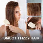 Mini Hair Bursh for Women Men and Kids, Protable Travel Size Hair Brush for Pockets Purses, Mini Detangler Brush for All Hair Types, Small Paddle Brush for Detangling (1 Pack-White)