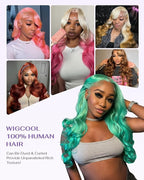 613 13x6 Lace Front Wig Human Hair 180 Density Body Wave Blonde Wig Human Hair 613 HD Lace Frontal Wigs 100% Real Human Hair No Synthetic Blend No Tangle No Shedding Triple Lifespan 3X 22 Inch