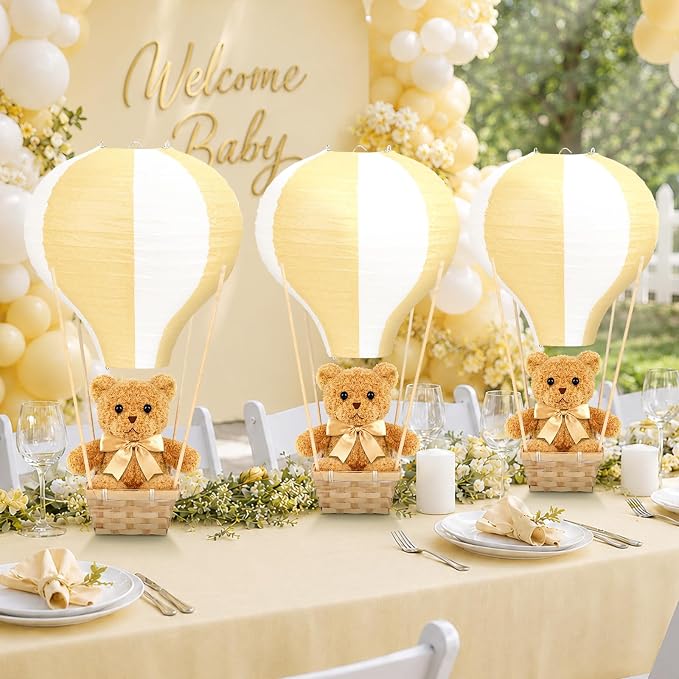 6 Sets Hot Air Balloon Decorations Table Centerpieces - Image 6