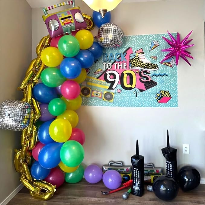 80s 90s Theme Birthday Party Decorations - Image 4