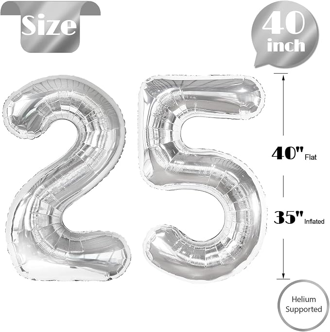 Sliver 25 Balloon - Image 5