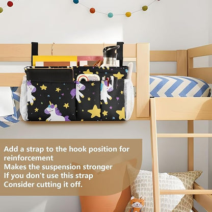 Bedside Caddy Hanging Bunk Bed Caddy Bed Organizer Hanging Pocket - Image 6