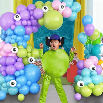 GRESATEK Monster Balloons Arch Garland Kit, Monster Cartoon Inc Balloons Party - Image 6