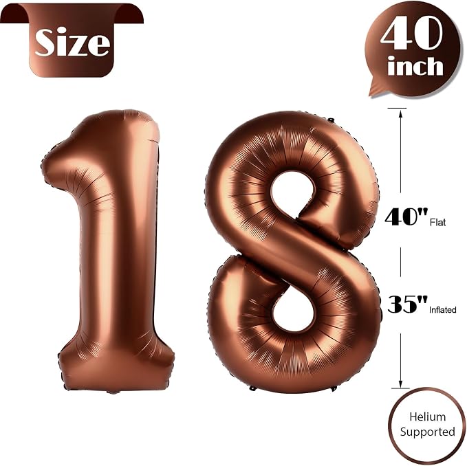 Brown 18 Balloon - Image 5