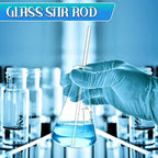 Weewooday Glass Droppers Pipettes Graduated Lab Dropper Glass Liquid Pipette with Big Rubber Hats 20 cm Stir Rod Washing Brush Transfer for Liquid Essential Oil(16 Pieces,Blue,5 ml)