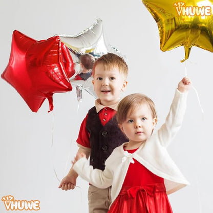 Red Star Balloons 18 Inch - Image 2