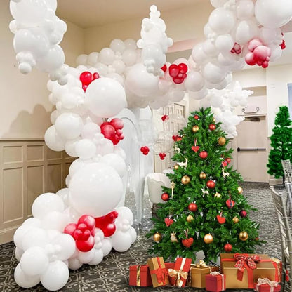 134Pcs White Balloons Different Sizes 5 10 12 18 Inch White Balloon Garland - Image 7