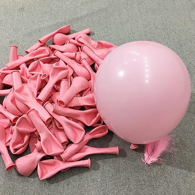 5 Inch Pastel Pink Balloons - Image 7