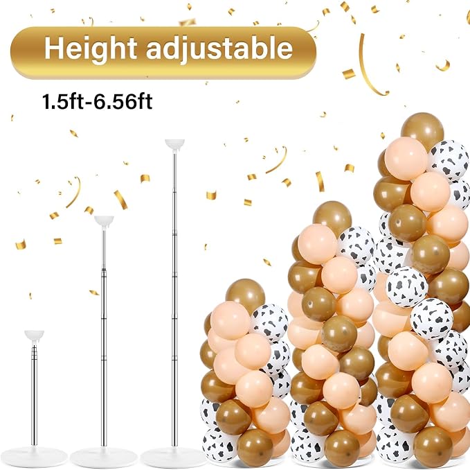2 Sets Adjustable Balloon Column Stand Kit - Image 4