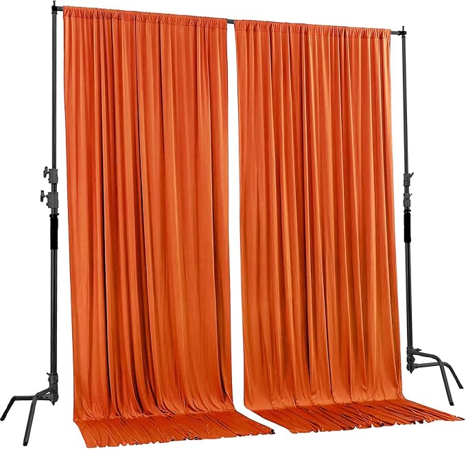AK TRADING CO. 10 feet x 10 feet Polyester Backdrop Drapes Curtains Panels - Image 3
