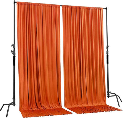 AK TRADING CO. 10 feet x 10 feet Polyester Backdrop Drapes Curtains Panels - Image 3