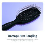 Gimme Beauty Detangling Brush - For All Hair Types - Paddle Scalp Brush - Thick Hair