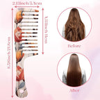 Wide Tooth Comb,Effortless Tangle Removal for Curly, Wet, Long Hair Wet,Cute Aesthetic Design for Women Men and Girls (Orange-07)