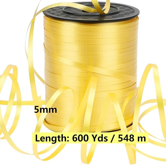 600 Yards Curling Ribbon, Balloon String Roll Ribbon and Bows - Image 5