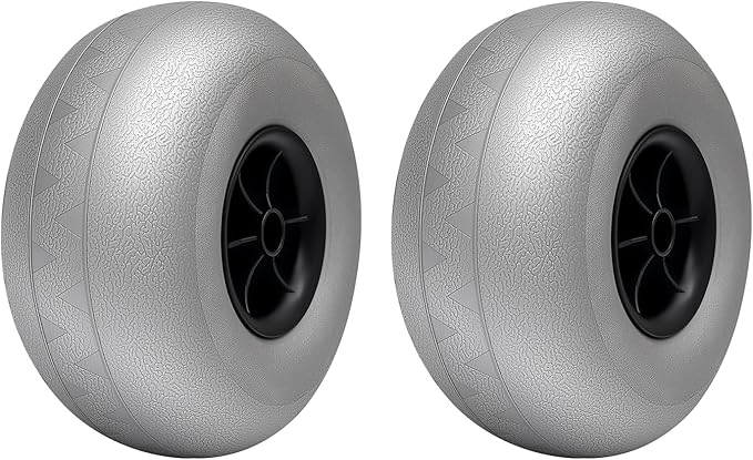 2 Pack 16" Balloon Wheels Beach Cart Tires, Replacement Big Beach Sand Tires by Unknown