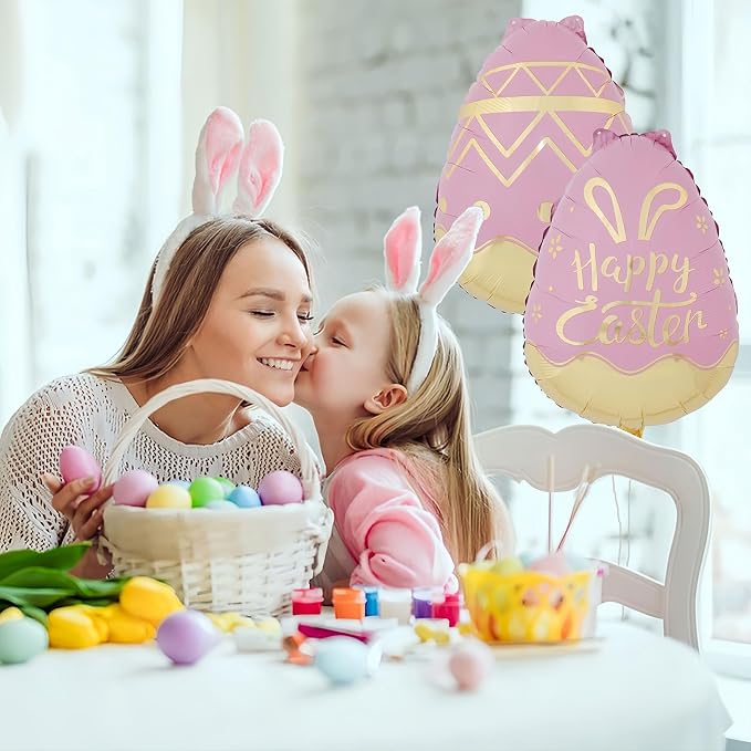 2Pcs 21 Inch Easter Eggs Balloons - Image 5