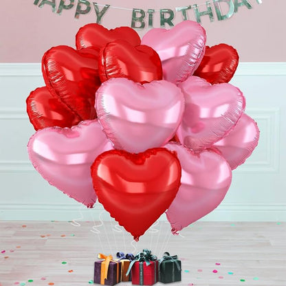 18inch Pink Heart Balloons - Image 5