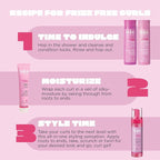 Cake Beauty Gel-to-Foam Curl Styler, The Curl Friend – High Hold & Definition - Frizz Protection- Infused with Coconut Oil & Shea Butter - For Curly Hair- 6.8 fl oz./ 200 mL
