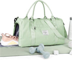 Gym Bag Womens,Travel Duffel Carry on Bag Sport Tote Bag Weekend Overnight Bag