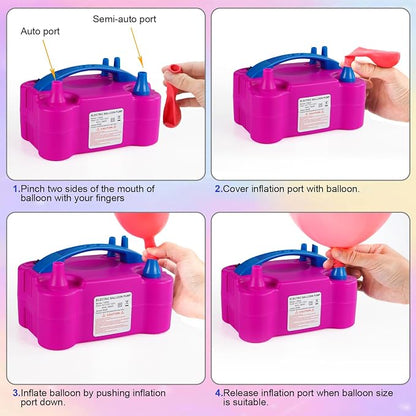 Electric Balloon Pump Dual Nozzle 110V 600W - Image 4