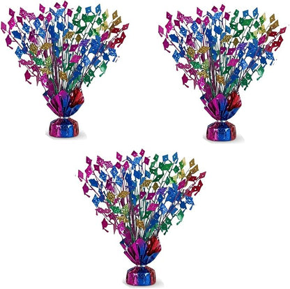 PMU 3 Pcs Multicolor Graduation Balloon Weights, Graduation Centerpieces by PMU